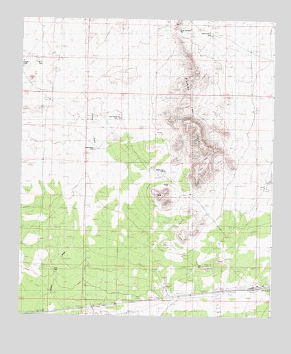 Sleeping Lady Hills, NM USGS Topographic Map