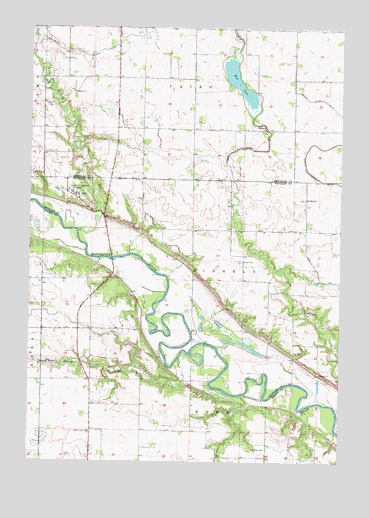 Sleepy Eye NW, MN USGS Topographic Map