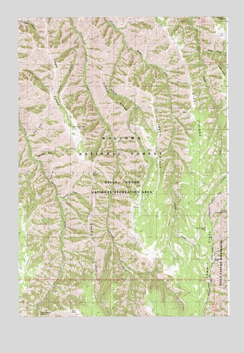 Sleepy Ridge, OR USGS Topographic Map