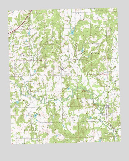 Slick, OK USGS Topographic Map