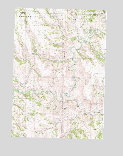 Slickear Mountain, OR USGS Topographic Map