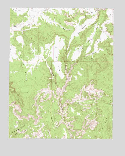 Slickrock Bench, UT USGS Topographic Map
