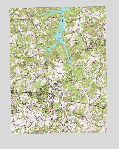 Slickville, PA USGS Topographic Map