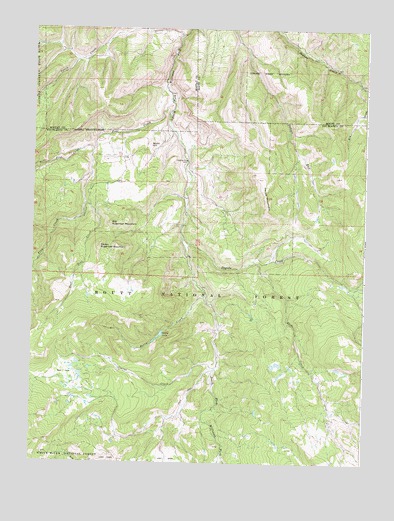 Slide Creek, CO USGS Topographic Map