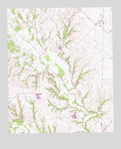 Slidell, TX USGS Topographic Map