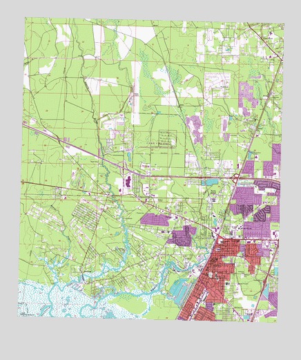 Slidell, LA USGS Topographic Map