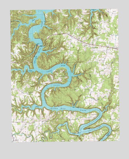 Sligo Bridge, TN USGS Topographic Map