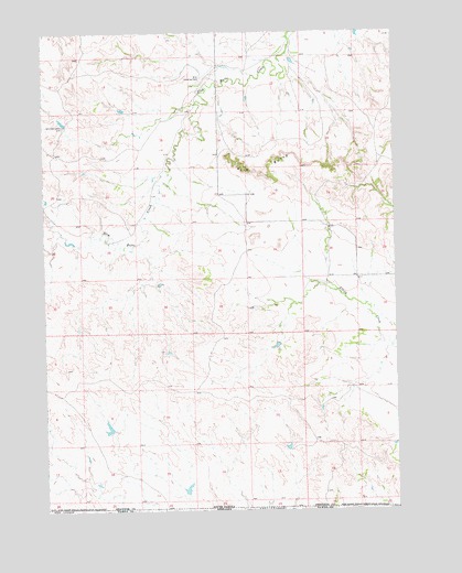 Slim Butte SW, SD USGS Topographic Map