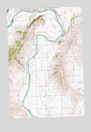Sloan, MT USGS Topographic Map