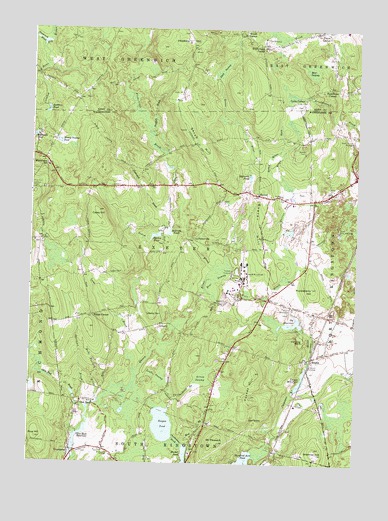 Slocum, RI USGS Topographic Map