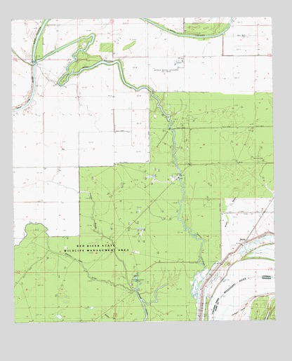 Slocum, LA USGS Topographic Map