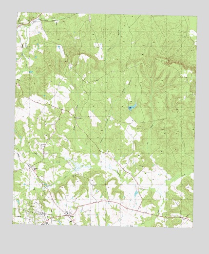 Slocum, TX USGS Topographic Map