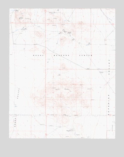 Slocum Mountain, CA USGS Topographic Map