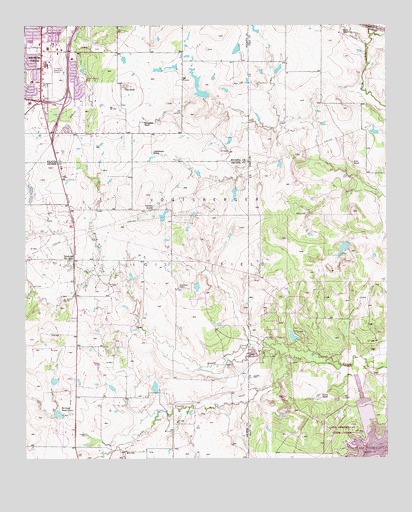 Sloop Creek, TX USGS Topographic Map
