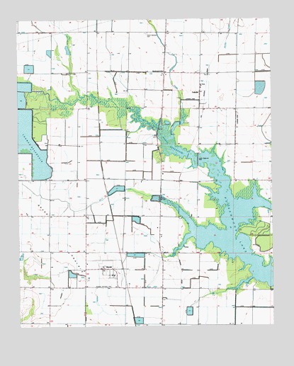 Slovak, AR USGS Topographic Map