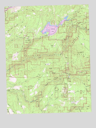 Sly Park, CA USGS Topographic Map