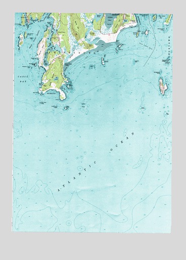 Small Point, ME USGS Topographic Map