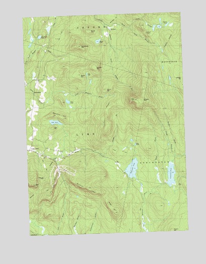 Smarts Mountain, NH USGS Topographic Map