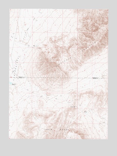 Smelser Pass, NV USGS Topographic Map