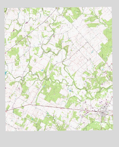 Smiley, TX USGS Topographic Map
