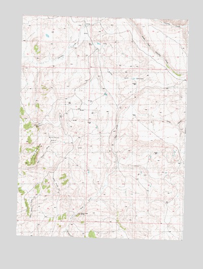 Smiley Draw, WY USGS Topographic Map