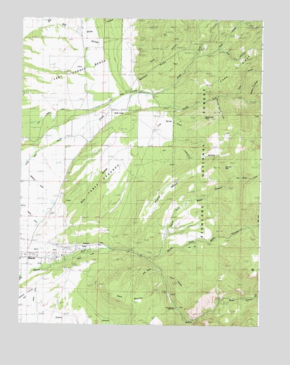 Black Ridge, UT USGS Topographic Map