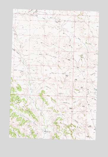 Smith Coulee, MT USGS Topographic Map