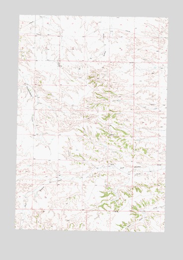Smith Creek NE, MT USGS Topographic Map