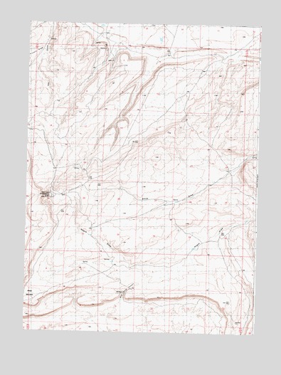 Smith Draw West, WY USGS Topographic Map