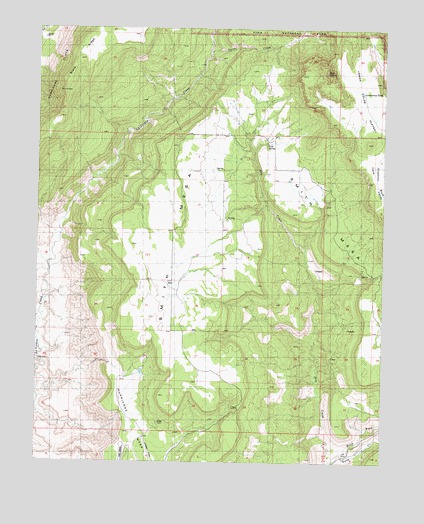 Smith Mesa, UT USGS Topographic Map