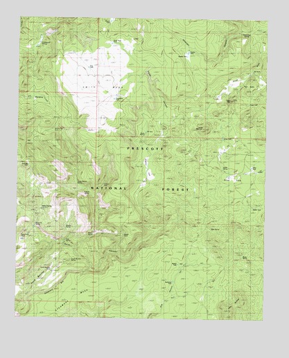Smith Mesa, AZ USGS Topographic Map