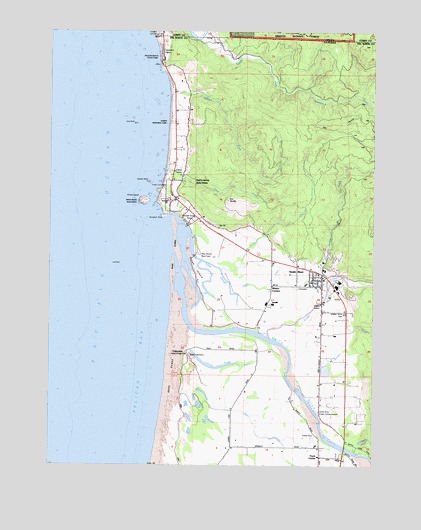 Smith River, CA USGS Topographic Map