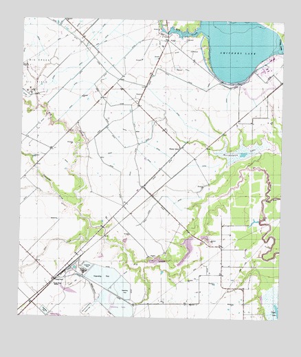 Smithers Lake, TX USGS Topographic Map