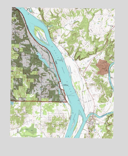 Smithland, KY USGS Topographic Map