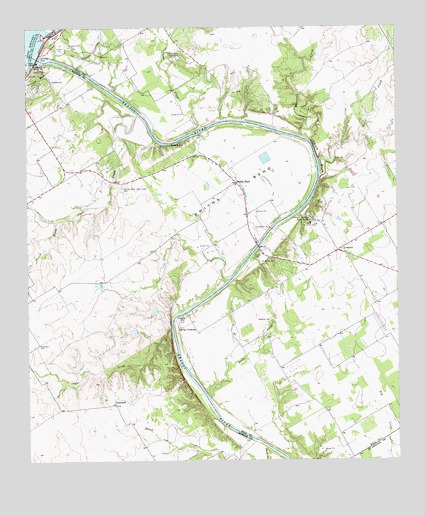 Smiths Bend, TX USGS Topographic Map