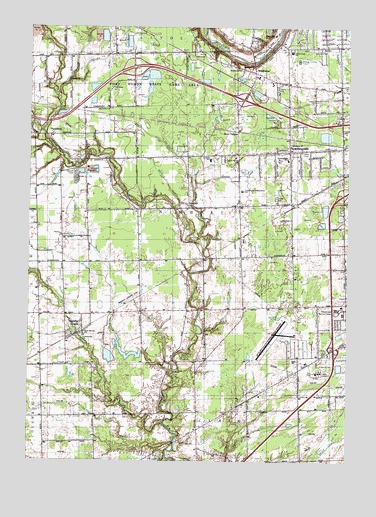 Smiths Creek, MI USGS Topographic Map