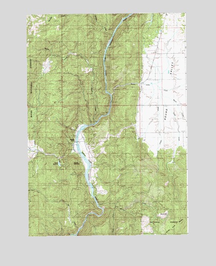 Smiths Ferry, ID USGS Topographic Map