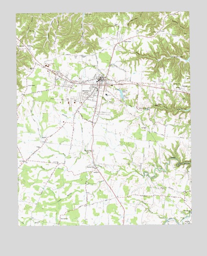 Smithville, TN USGS Topographic Map
