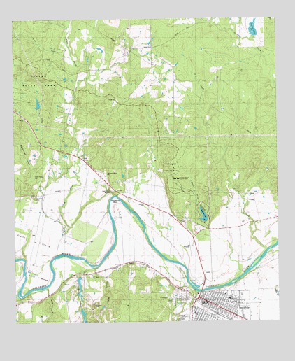 Smithville, TX USGS Topographic Map