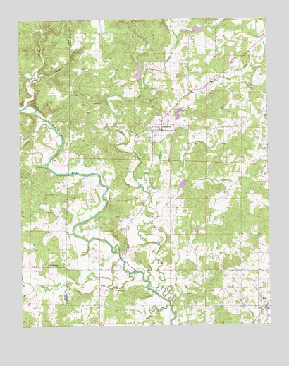 Smithville, AR USGS Topographic Map