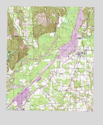 Smithville, MS USGS Topographic Map