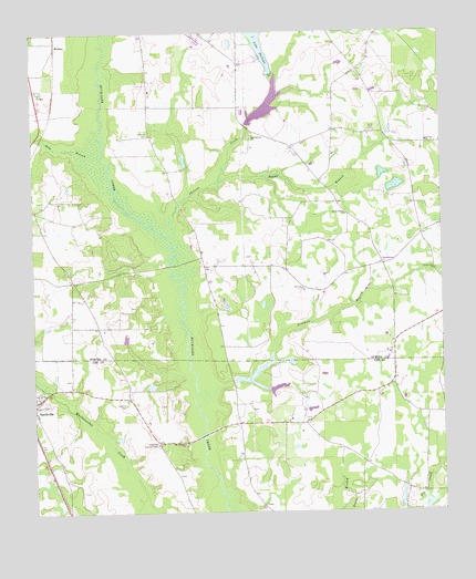 Smithville East, GA USGS Topographic Map