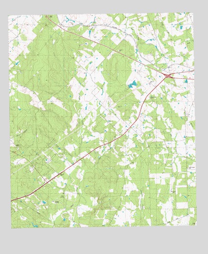 Smithville NW, TX USGS Topographic Map