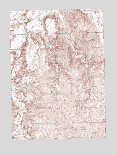 Smithwick NE, SD USGS Topographic Map