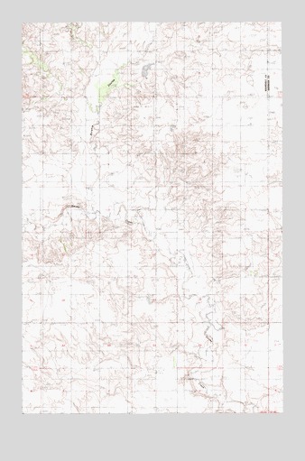 Smoke Creek NE, MT USGS Topographic Map