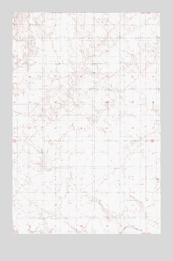 Smoke Creek SW, MT USGS Topographic Map