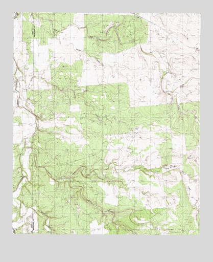 Smoky Draw, TX USGS Topographic Map