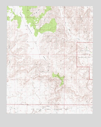 Smoky Hollow, UT USGS Topographic Map