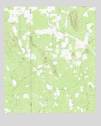 Smoothingiron Mountain, TX USGS Topographic Map
