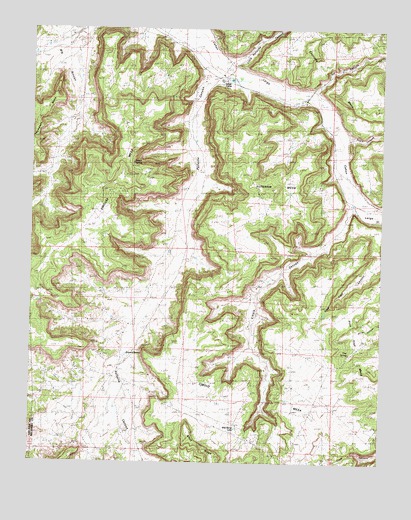 Smouse Mesa, NM USGS Topographic Map